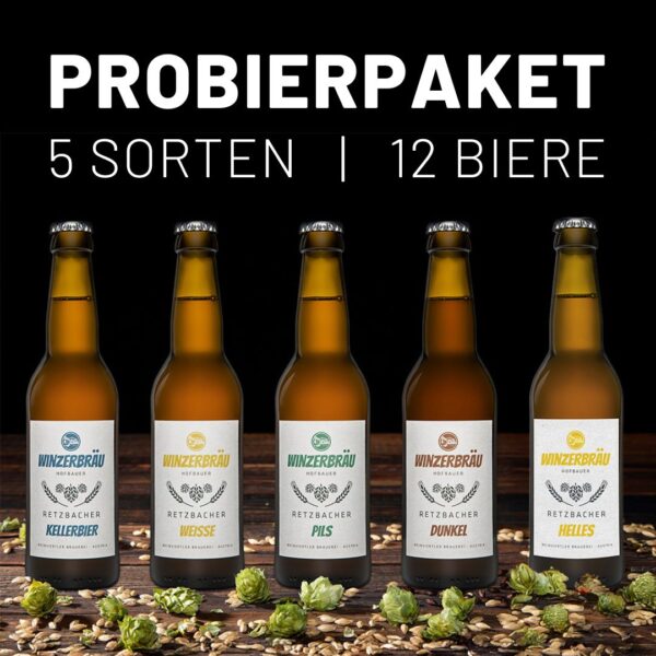 Winzerbräu Probierpaket – 12 Biere, 1 Geschmackserlebnis