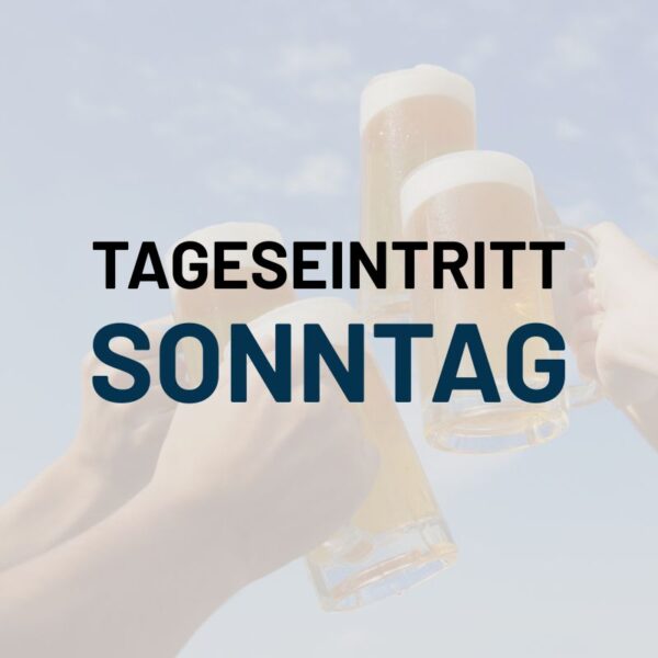 VORVERKAUF Tageseintritt Sonntag